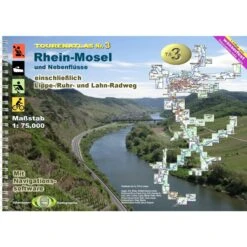 TOURENATLAS TA3 WASSERWANDERN 03 RHEIN-MOSEL - Wasserkarte